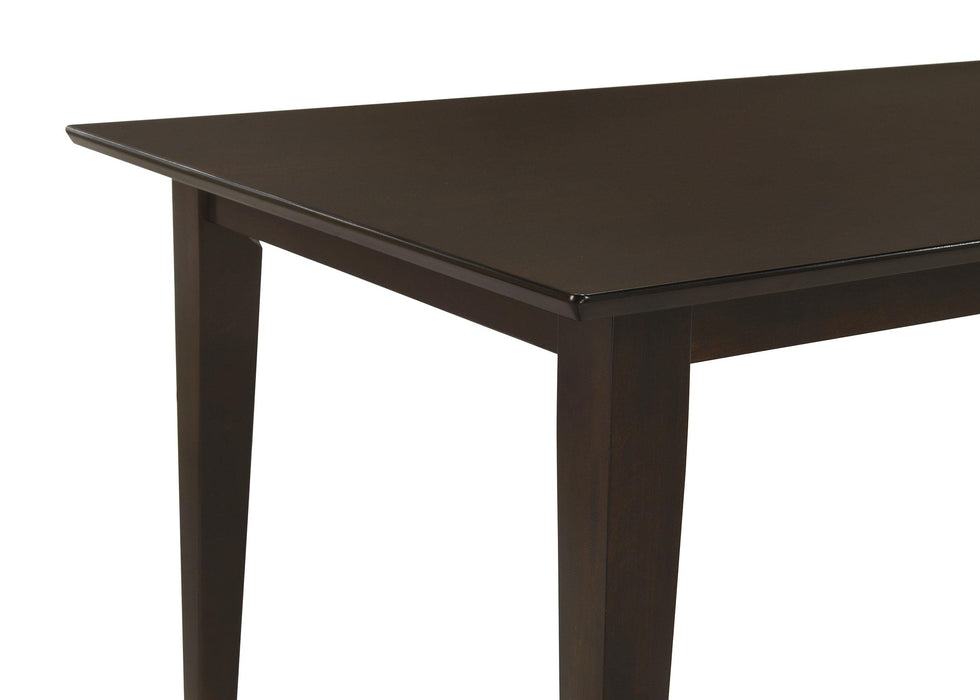 Gabriel 5-piece Rectangular 59-inch Dining Set Cappuccino