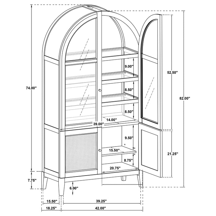 Kailani 8 Pc Counter Height Dining Set