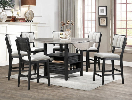Cline CTR HT Twin Counter Height Table Light Grey image