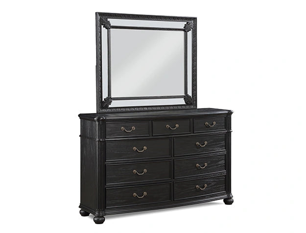 Crown Mark Furniture Kingsbury 9 Drawer Dresser in Black image