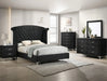 Crown Mark Furniture Lucinda 5 Drawer Chest in Black image