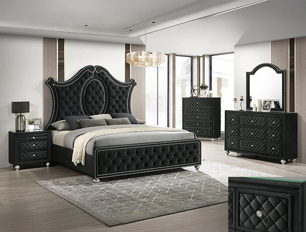 Cameo Night Stand - Black