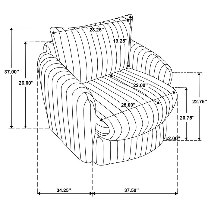 Sarco Swivel Accent Chair