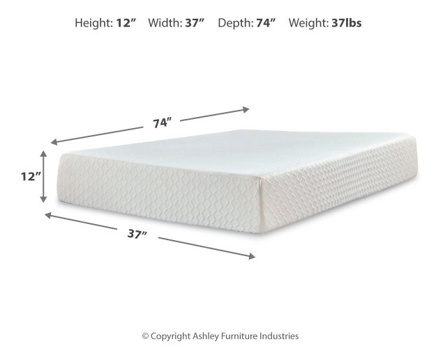 Chime 12 Inch Memory Foam Mattress in a Box