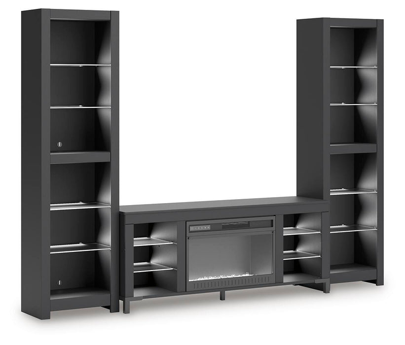 Cayberry Entertainment Center with Electric Fireplace