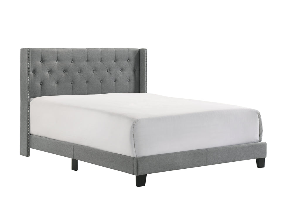 MAKAYLA QUEEN BED GREY