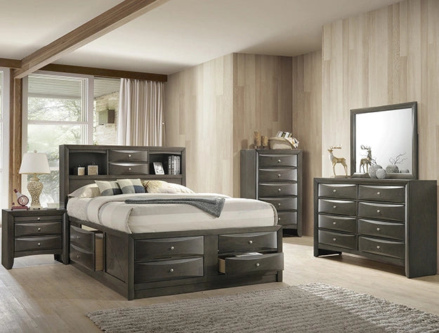 EMILY DRESSER 8 DRAWERS GREY