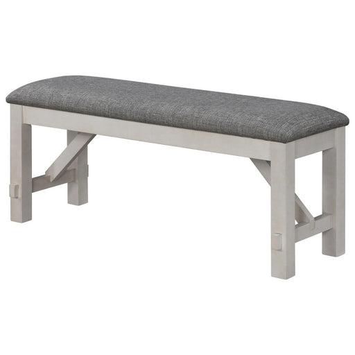 Crown Mark Maribelle Bench in Chalk/Grey image