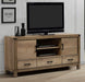 Crown Mark Furniture Matteo 3 Drawer TV Stand in Brown image